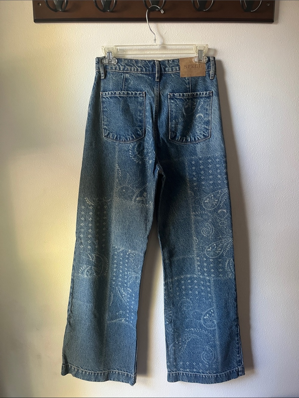 Spell 🦋 Road Trip Flare Jeans sz S NWOT - Picture 5 of 12